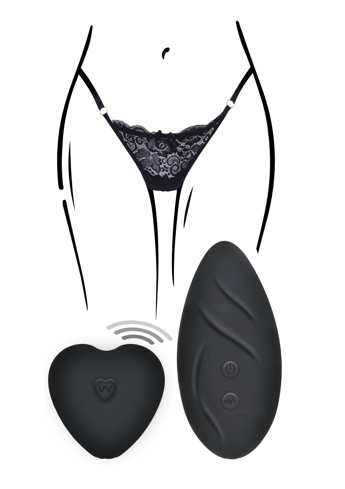 ToyJoy Designer Edition Angel Panty Vibe
