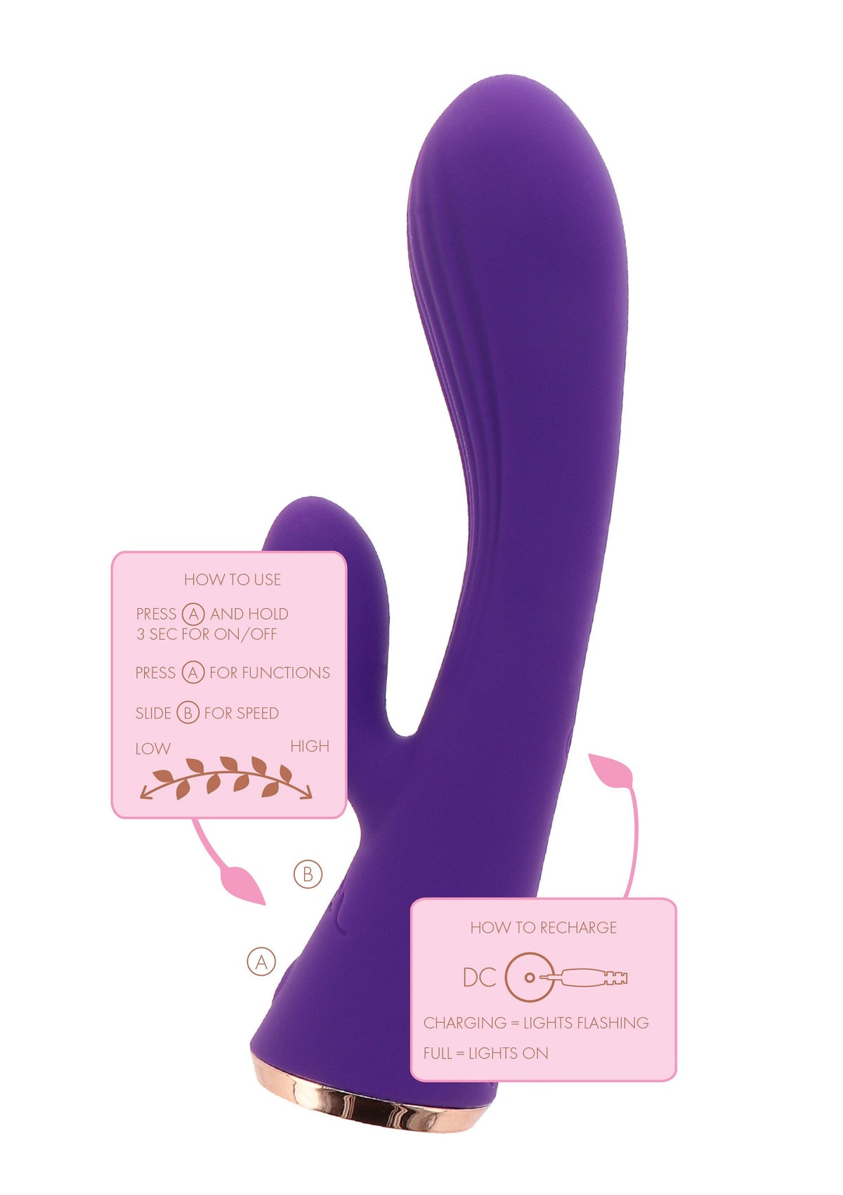 ToyJoy Ivy Iris Rabbit Vibrator