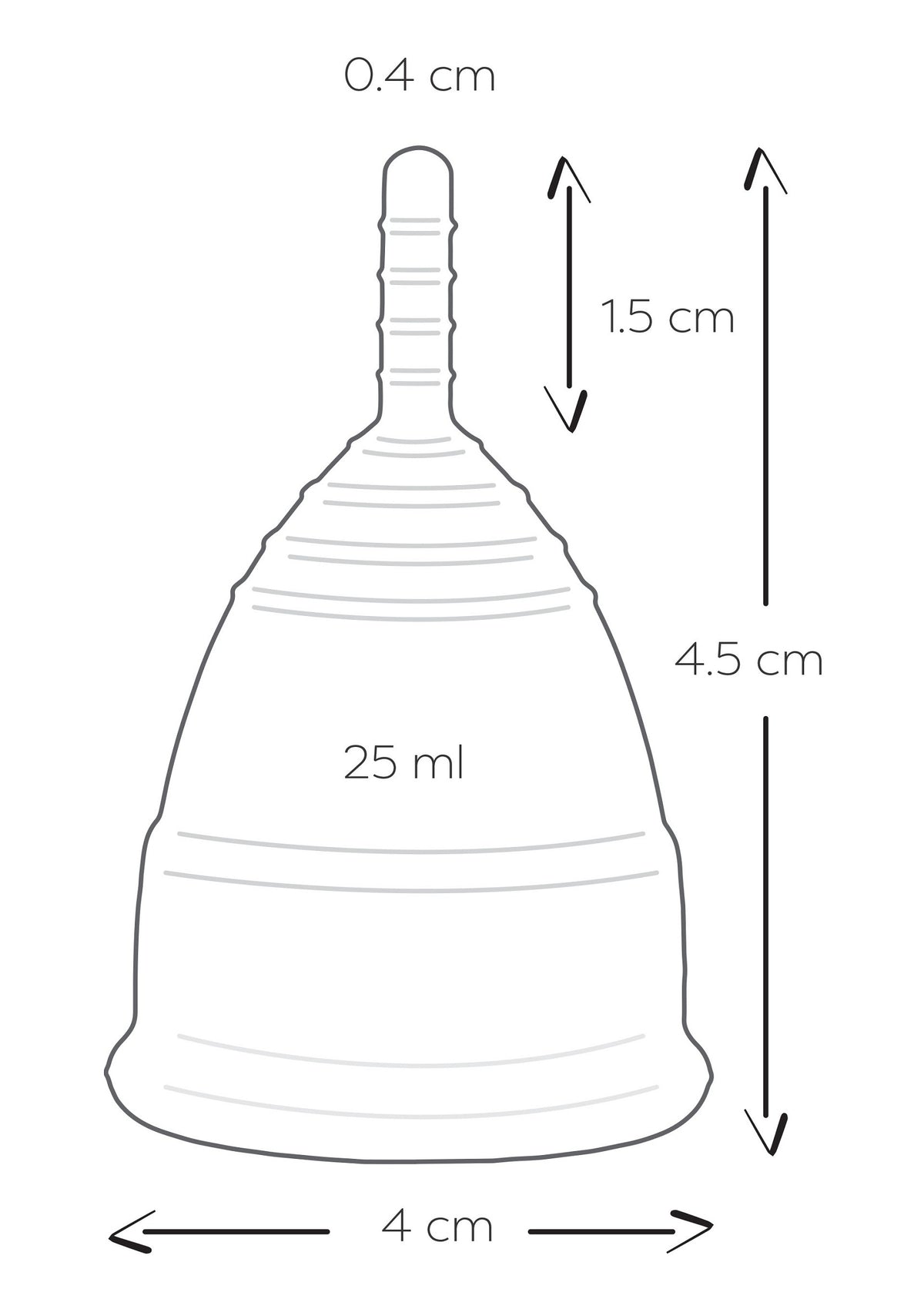 Mae B Menstrual Cups Size S