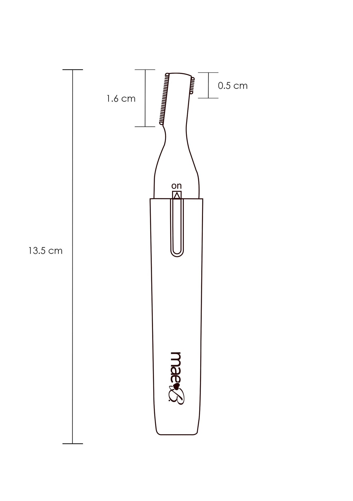 Mae B Dual-sided Electric Trimmer