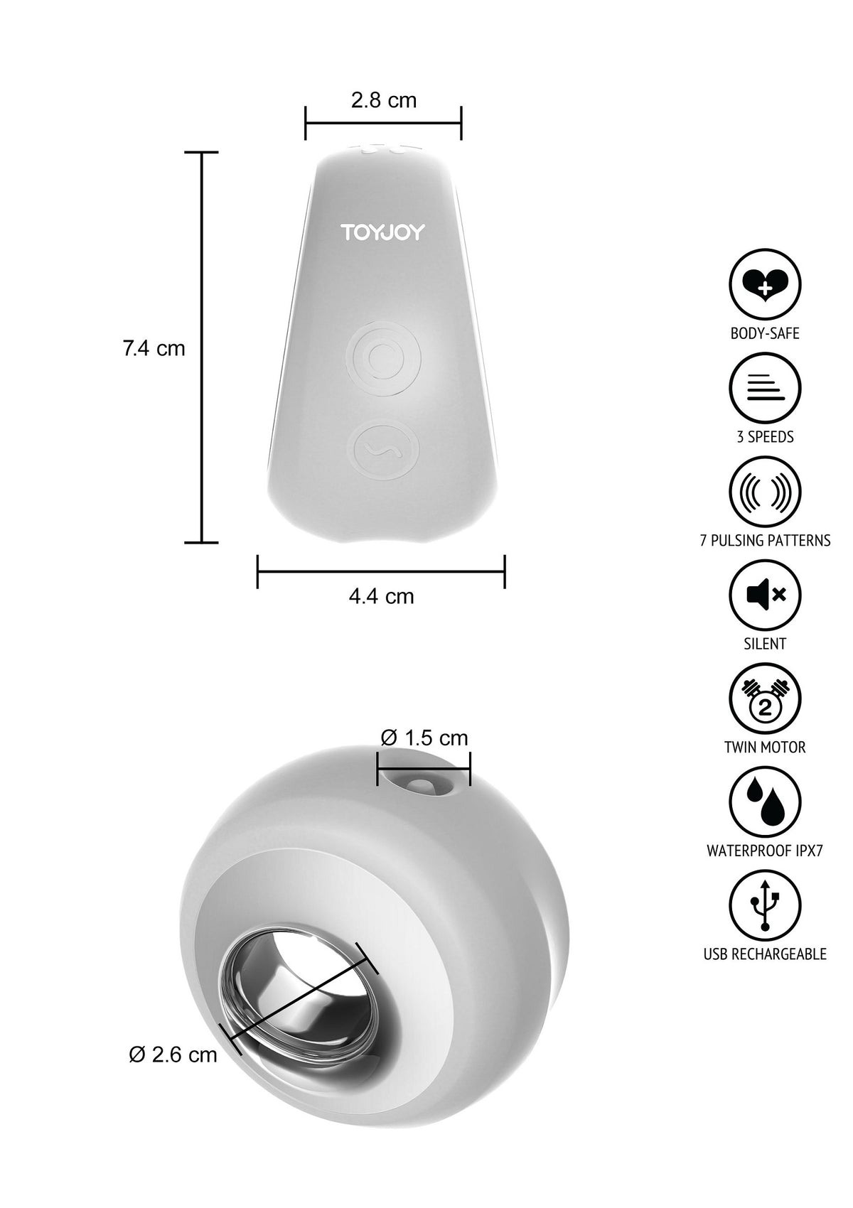 ToyJoy Urban VERVE - Pulsating Clitoral Stimulator