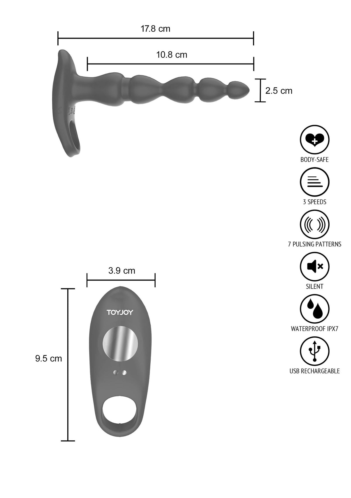 ToyJoy Urban ELIXER - Vibrating Double Penetrator