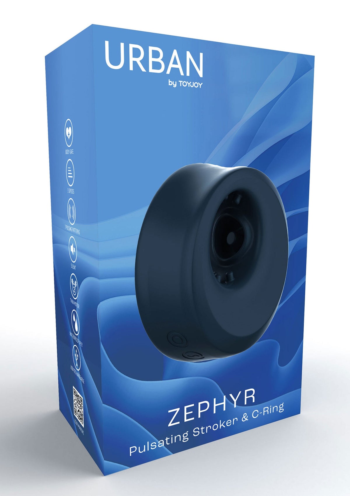 ToyJoy Urban ZEPHYR - Pulsating Stroker & C-Ring