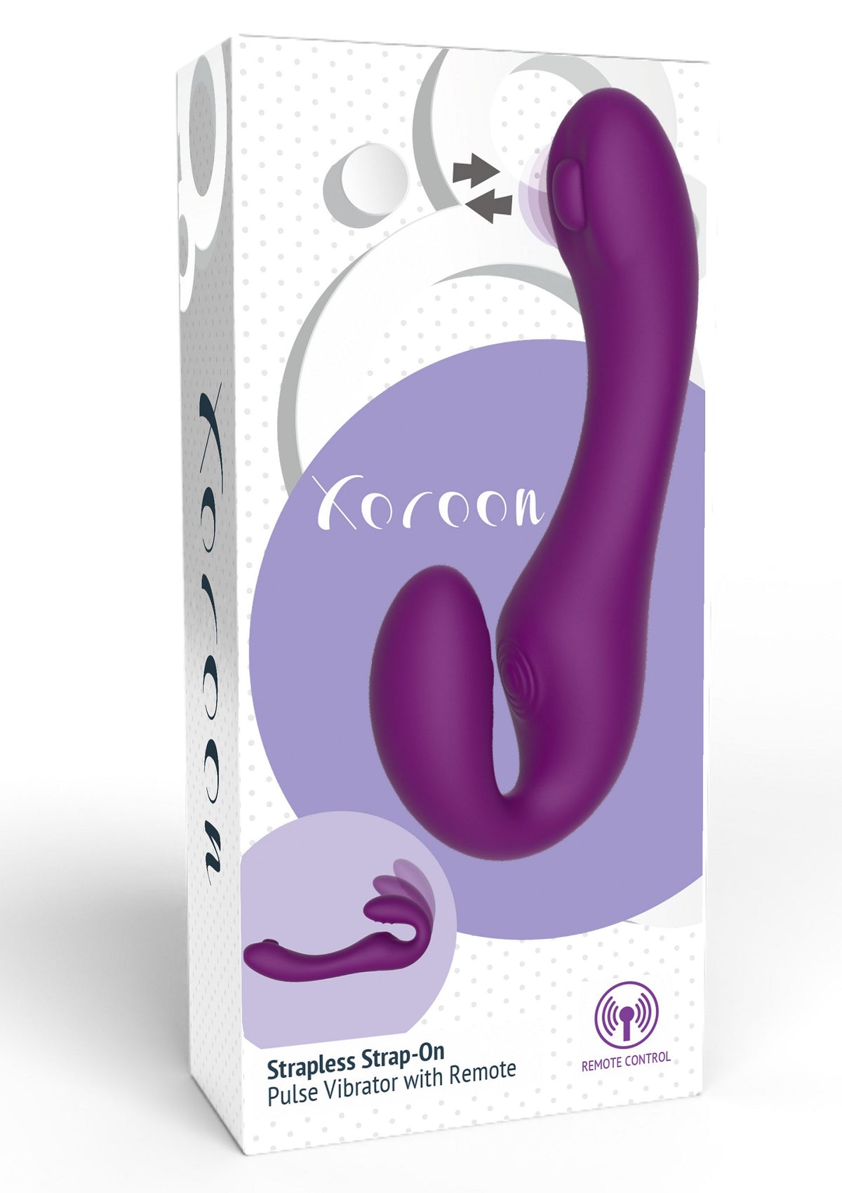 Xocoon Strapless Strap-On Pulse Vibe