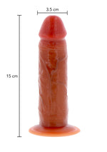 ToyJoy Get Real Silicone Foreskin Dong 15 cm