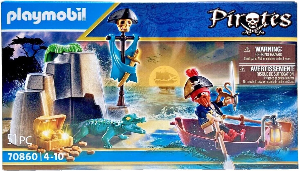 Playmobil Pirates Schatverstopplaats - 70860 ACTIE!