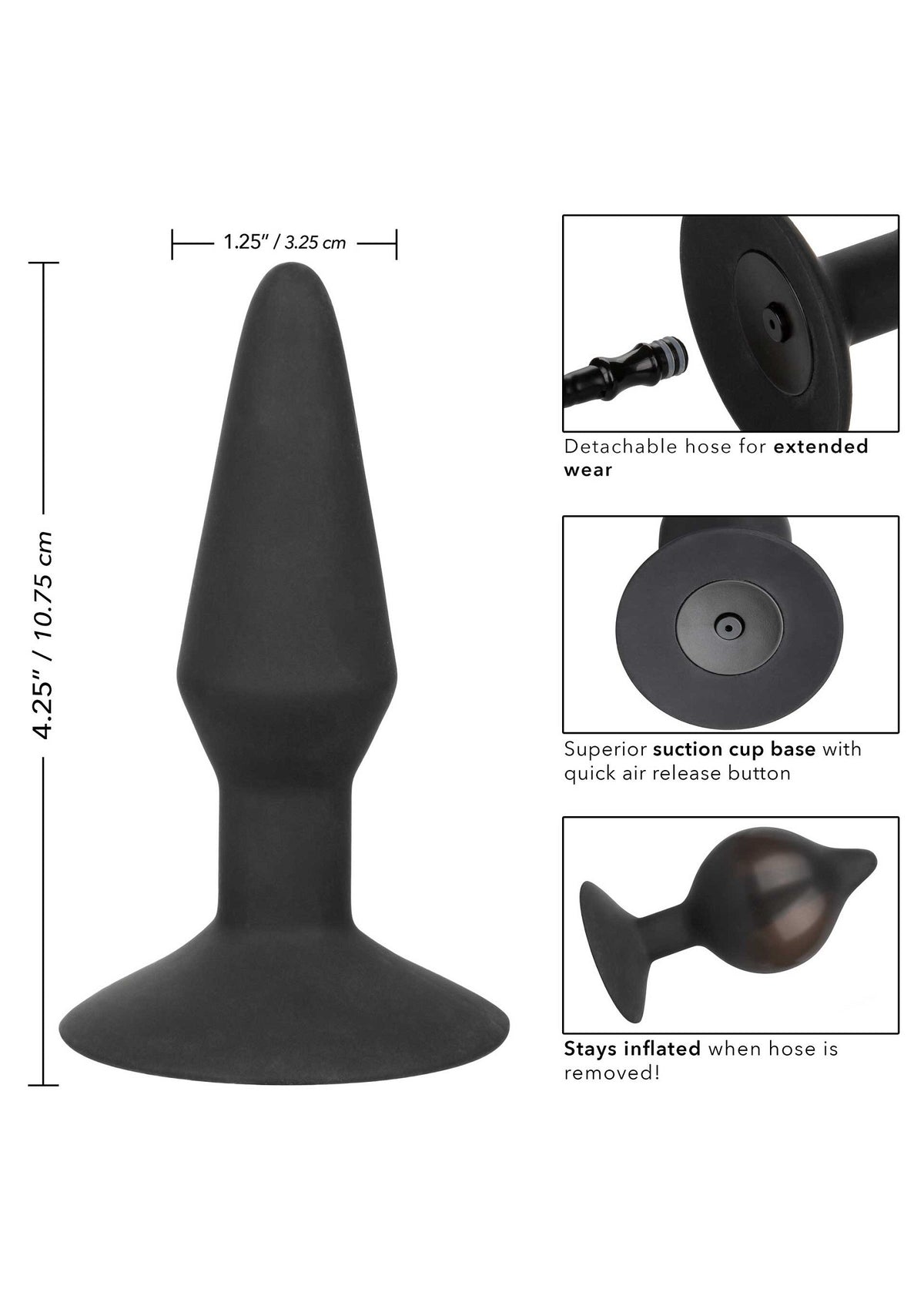 CalExotics Medium Silicone Inflatable Plug