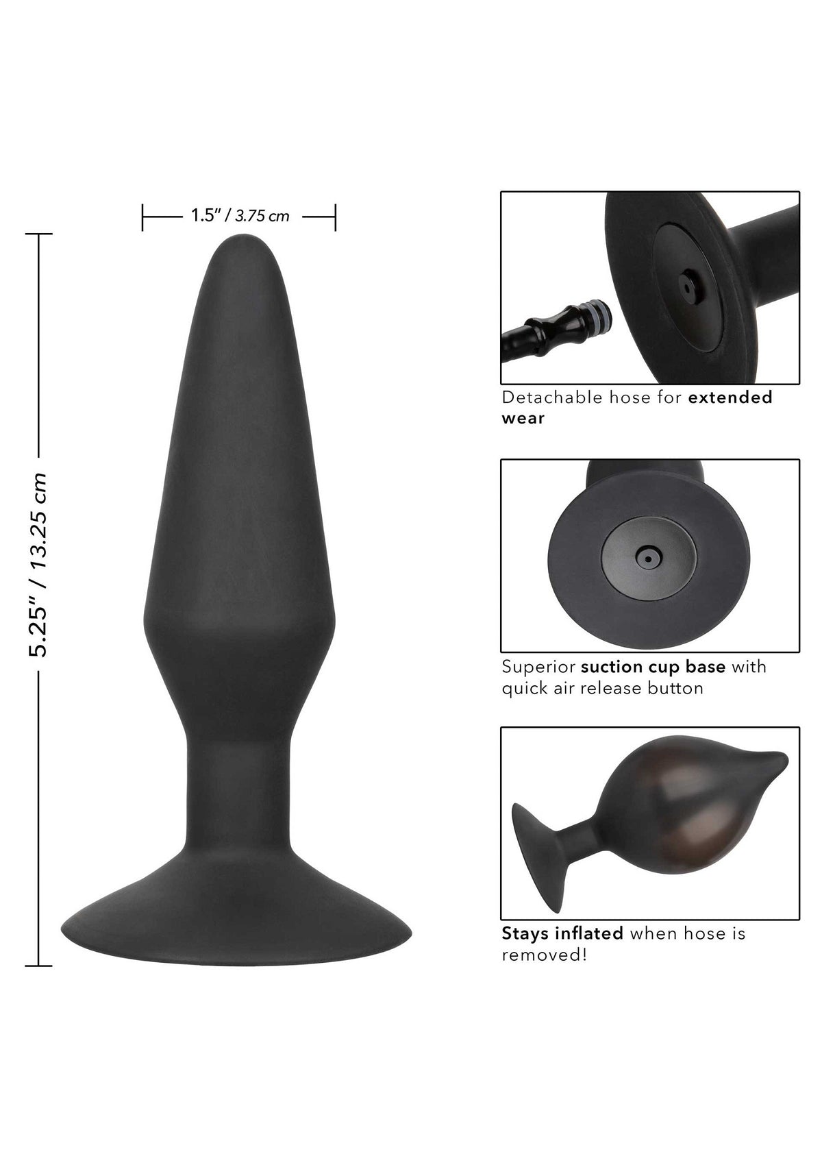 CalExotics Large Silicone Inflatable Plug