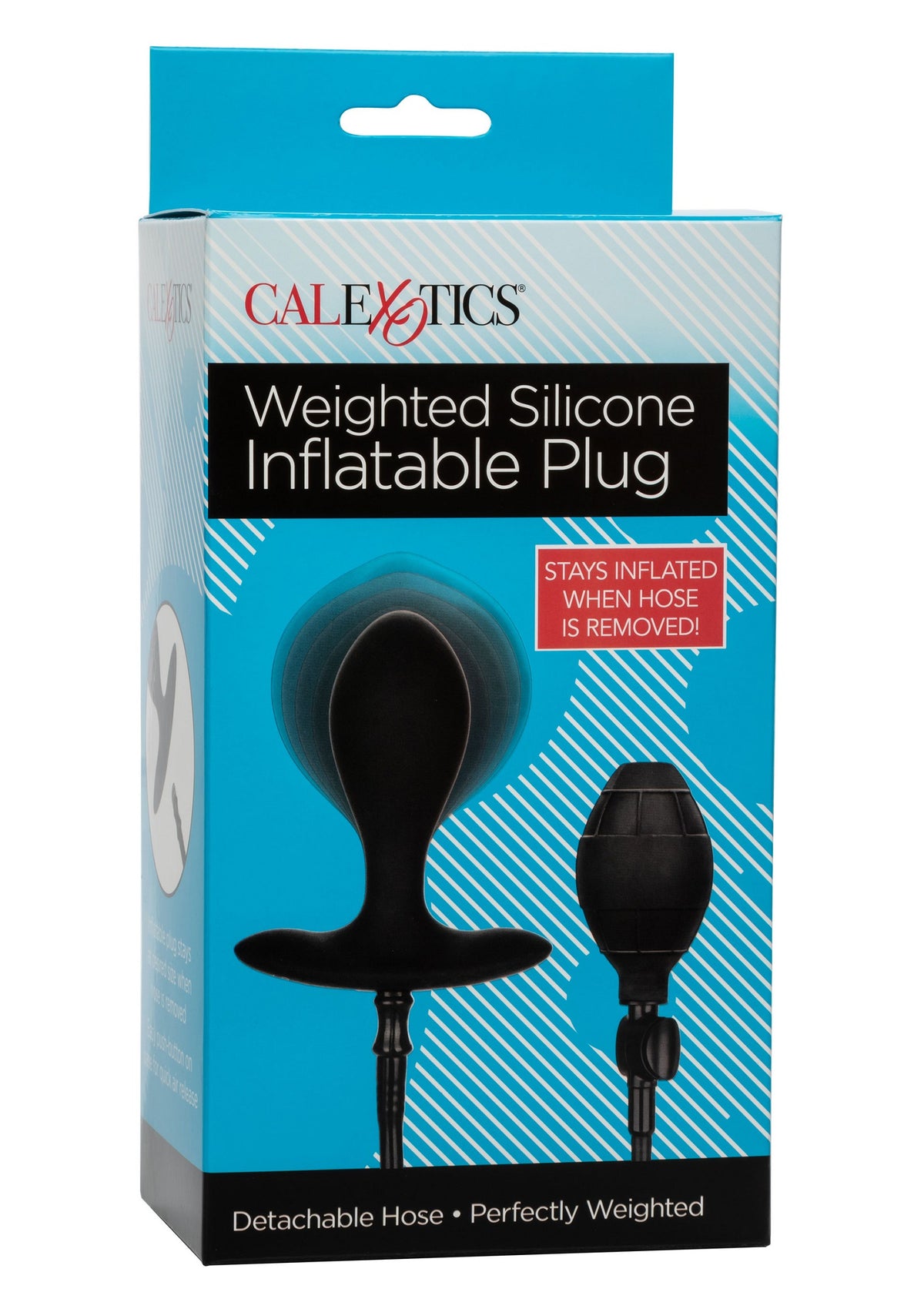 CalExotics Weighted Silicone Inflatable Plug