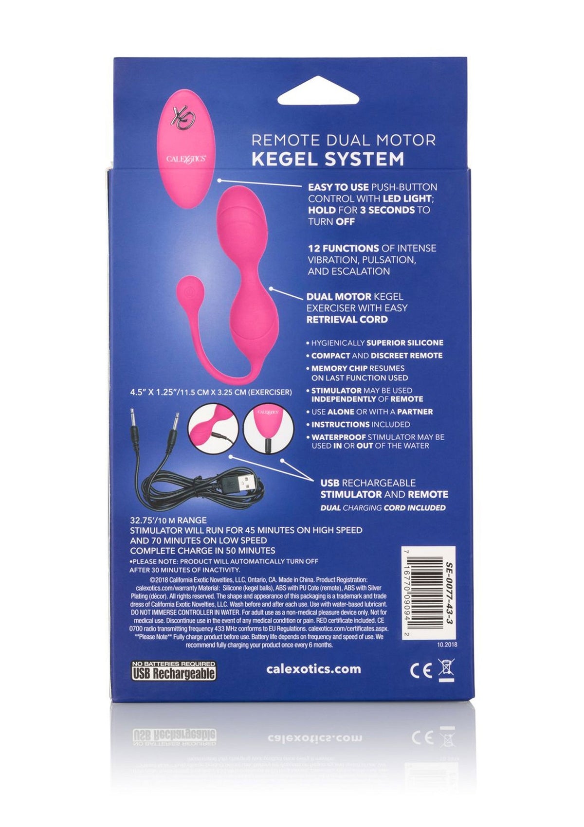 CalExotics Remote Dual Motor Kegel System