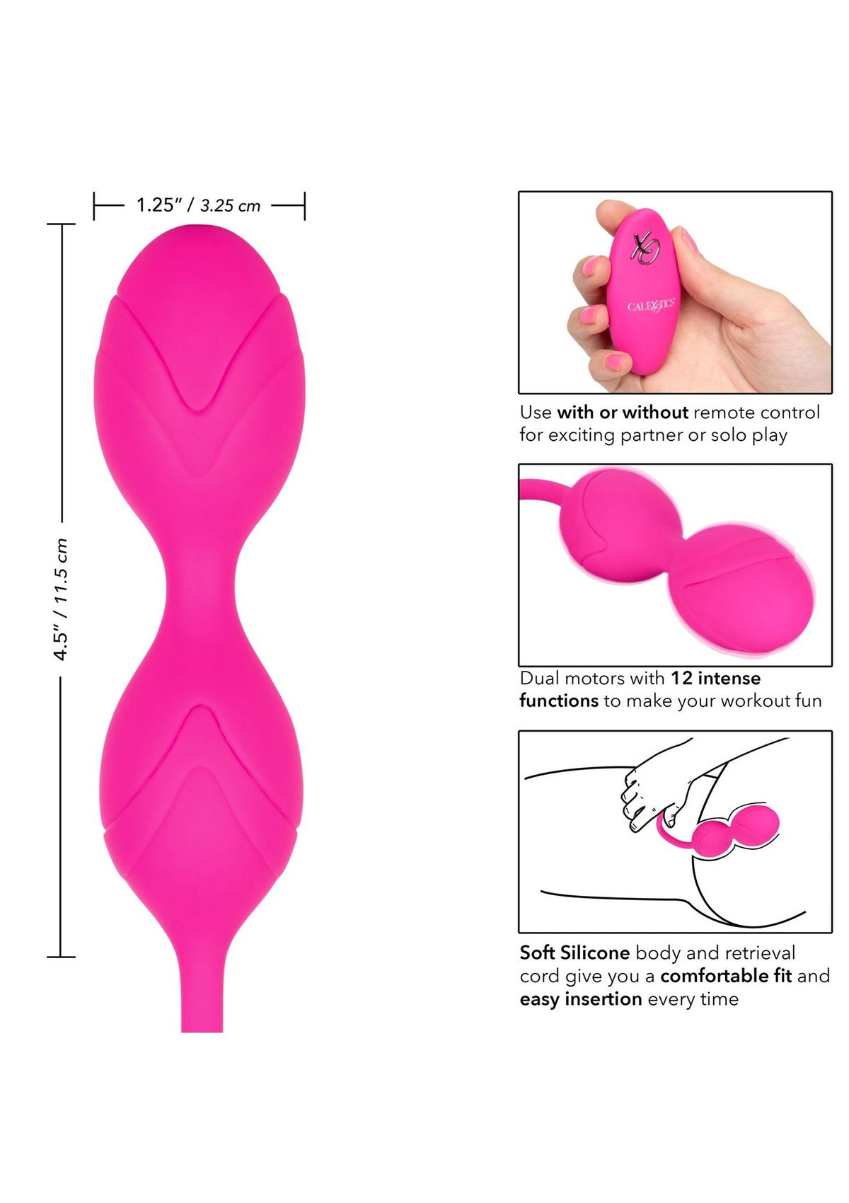 CalExotics Remote Dual Motor Kegel System