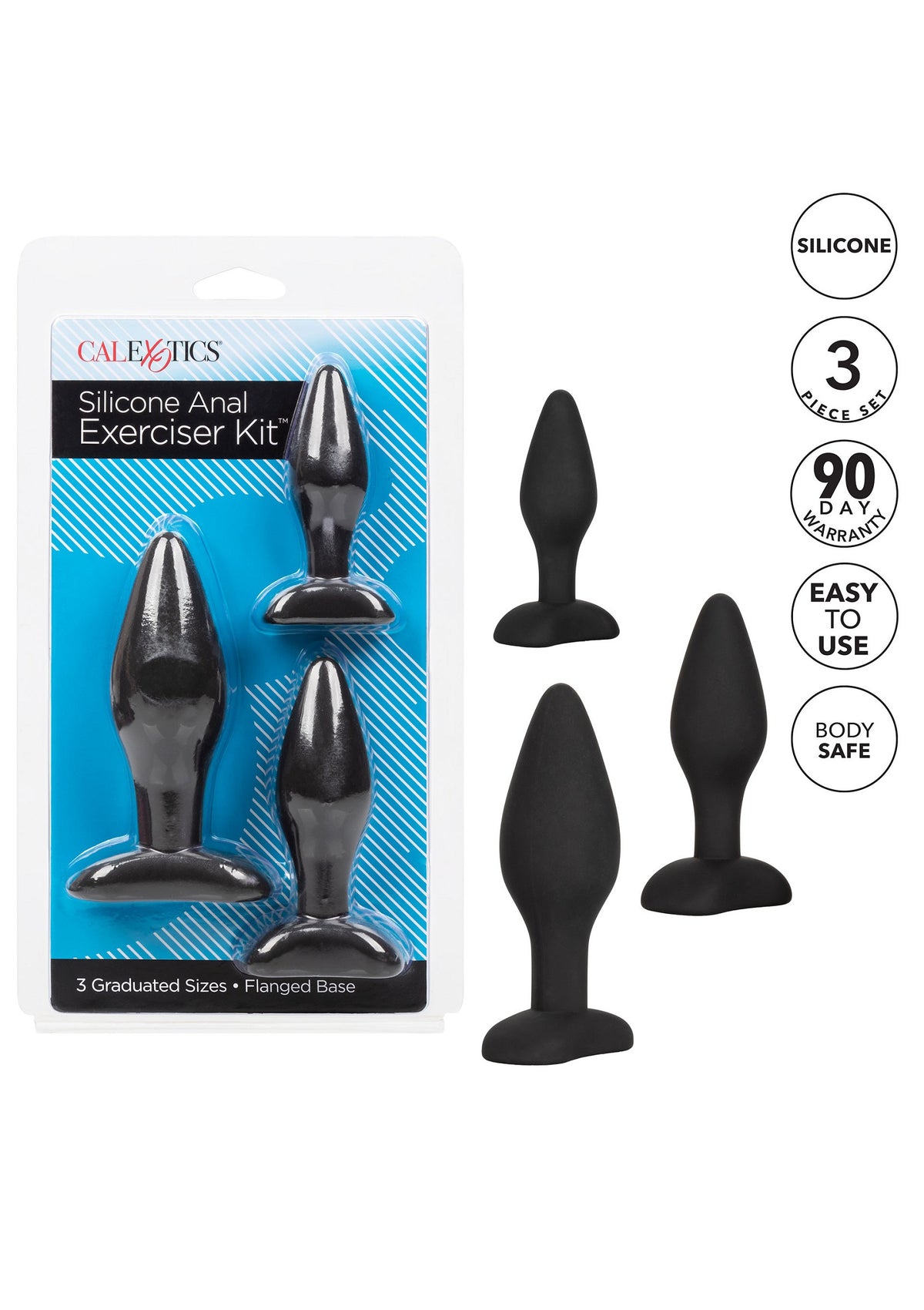 CalExotics Silicone Anal Exerciser Kit