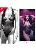 CalExotics Radiance Plus Size Deep V Body Suit