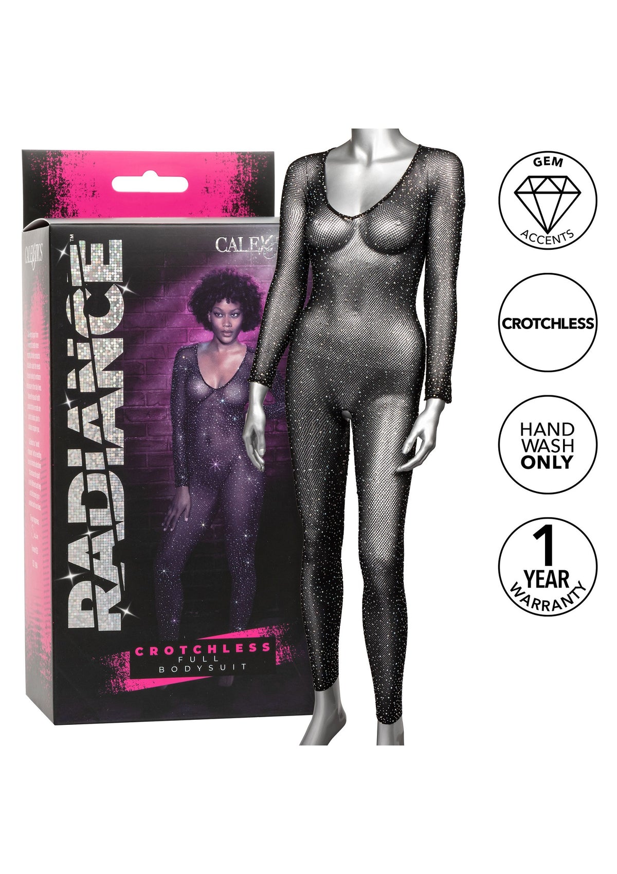 CalExotics Radiance Crotchless Full Body Suit