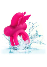 CalExotics Silicone Rechargeable Dual Butterfly Ring