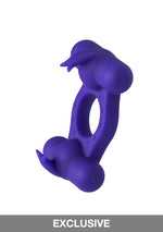 CalExotics Silicone Rechargeable Triple Orgasm Enhancer