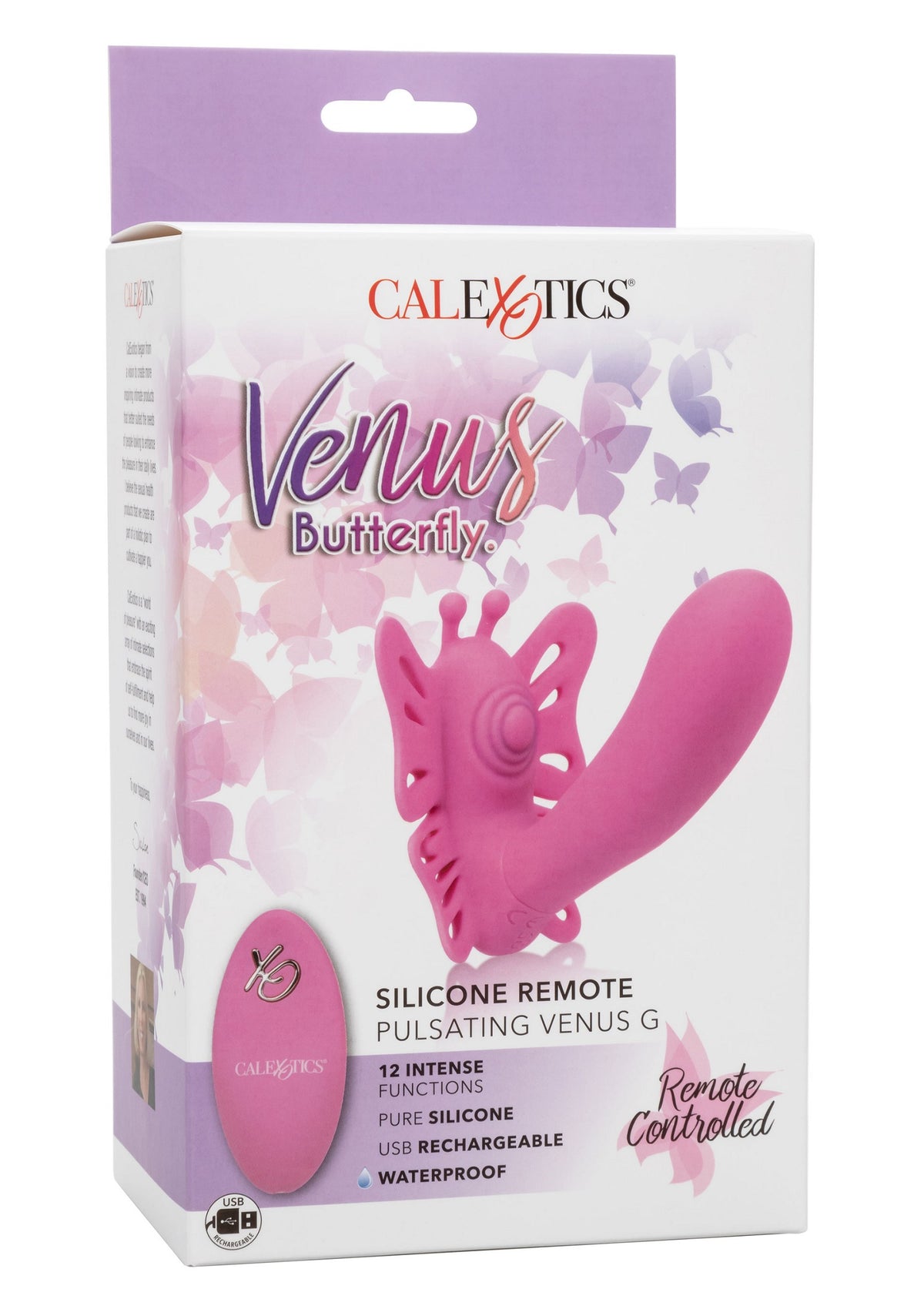 CalExotics Venus Butterfly Silicone Remote Pulsating Venus G