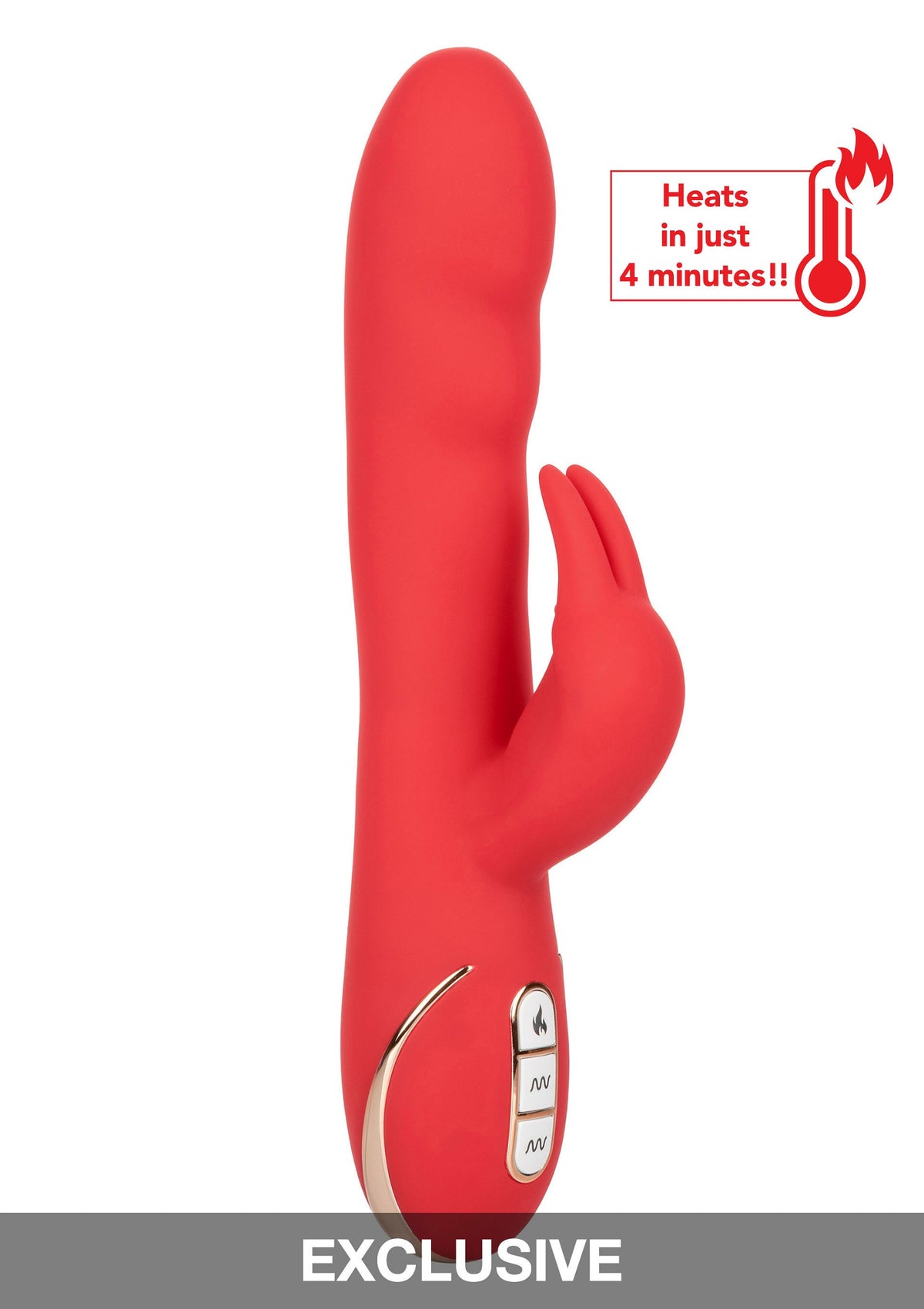 CalExotics Jack Rabbit Signature Heated Silicone Ultra-Soft Rabbit