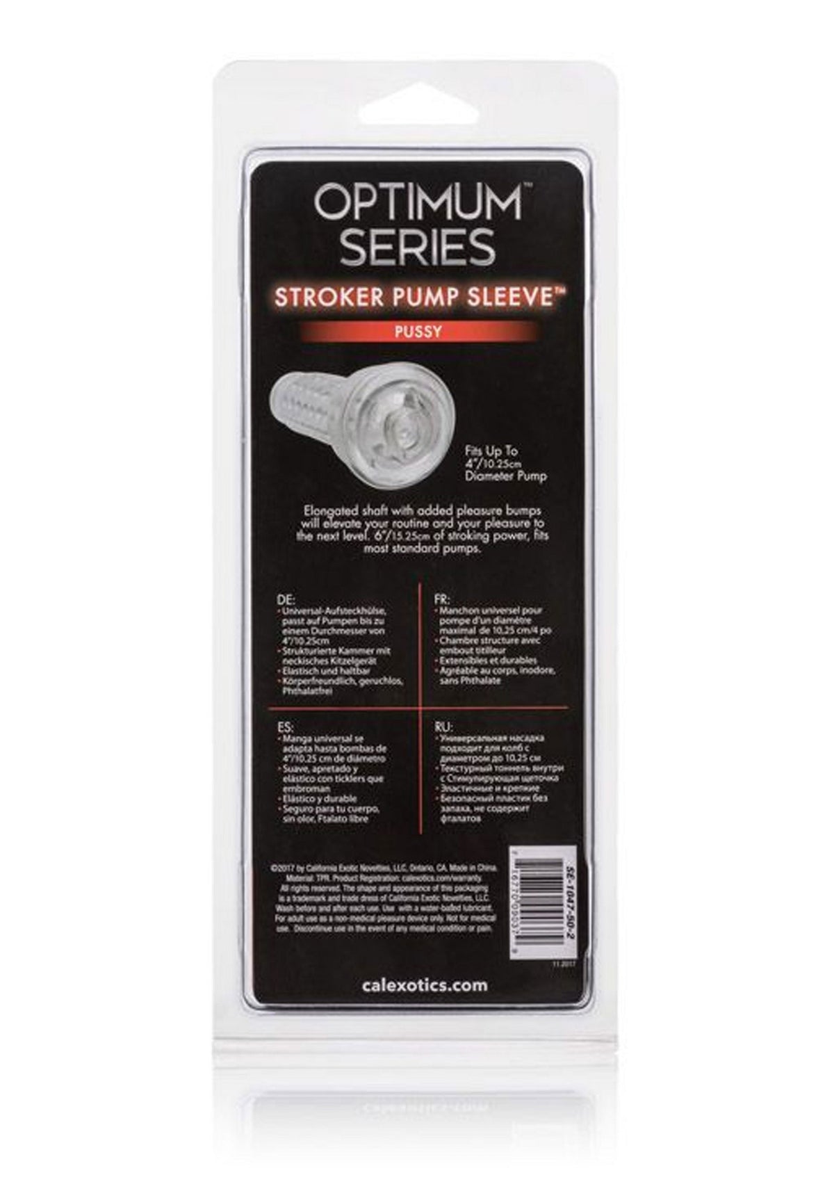 CalExotics Optimum Series Stroker Pump Sleeve Pussy