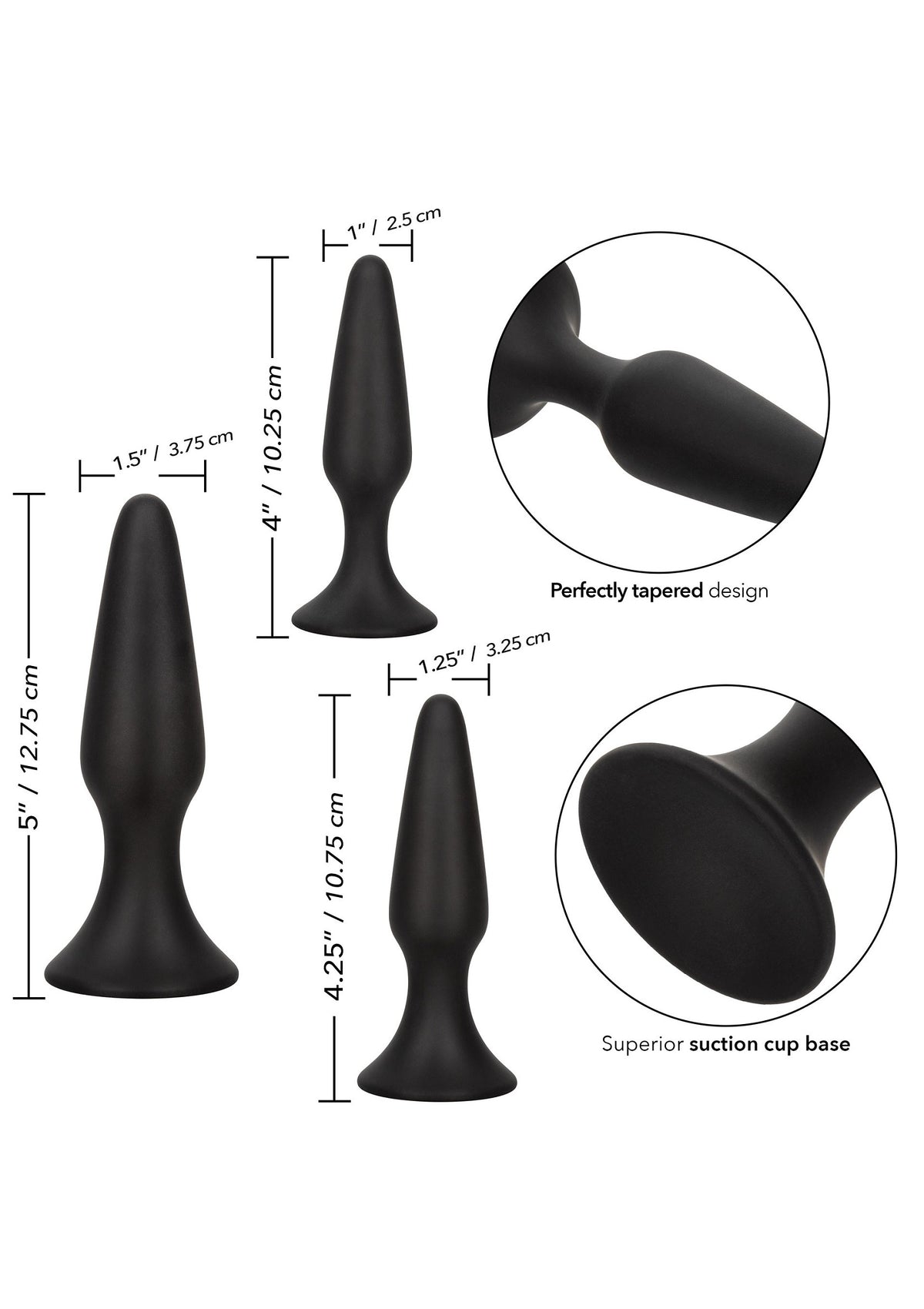 CalExotics COLT Silicone Anal Trainer Kit