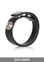 CalExotics Leather 3-Snap Ring
