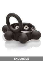 CalExotics Silicone Medium Weighted C-Ring Ball Stretcher