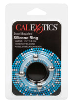 CalExotics Steel Beaded Silicone Ring Large