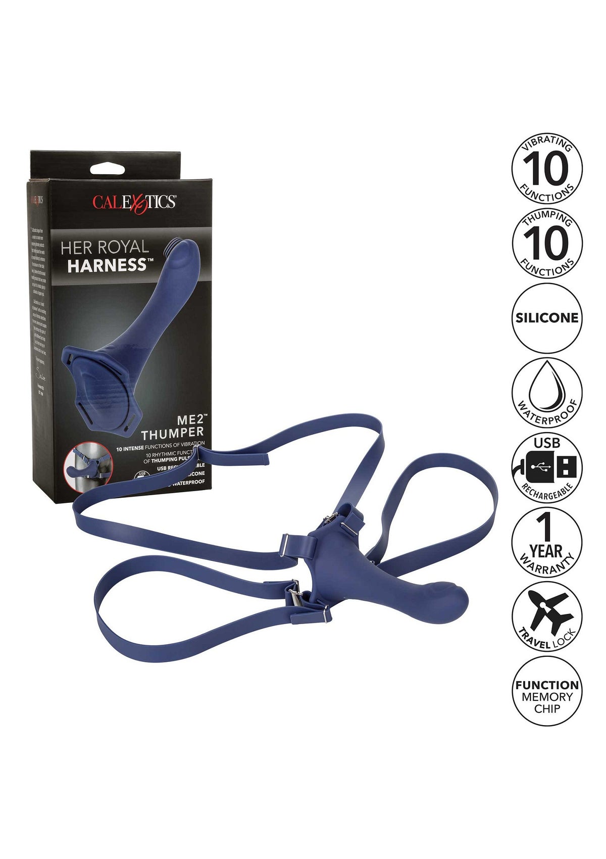 CalExotics Her Royal Harness ME2 Thumper