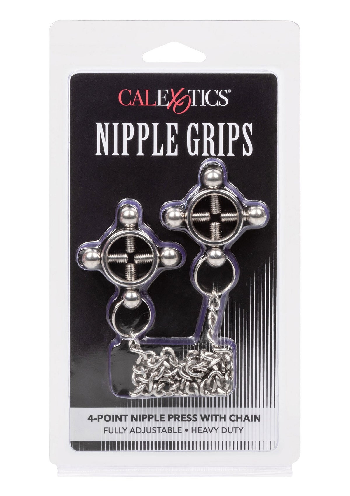 CalExotics Nipple Grips 4-Point Nipple Press with Chain