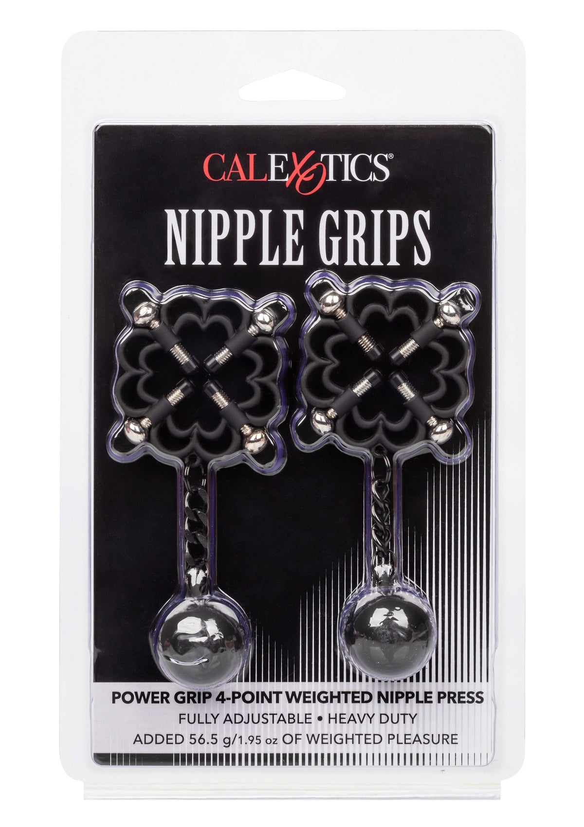 CalExotics Nipple Grips Power Grip 4-Point Weighted Nipple Press