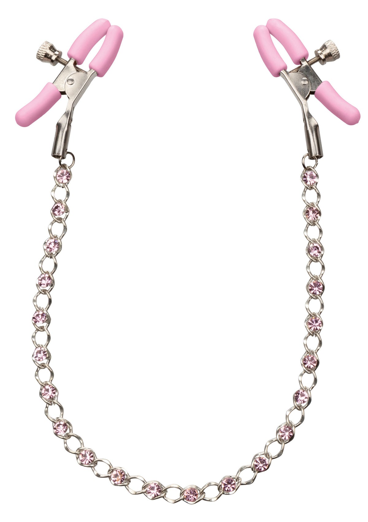 CalExotics Nipple Play Crystal Chain Nipple Clamps