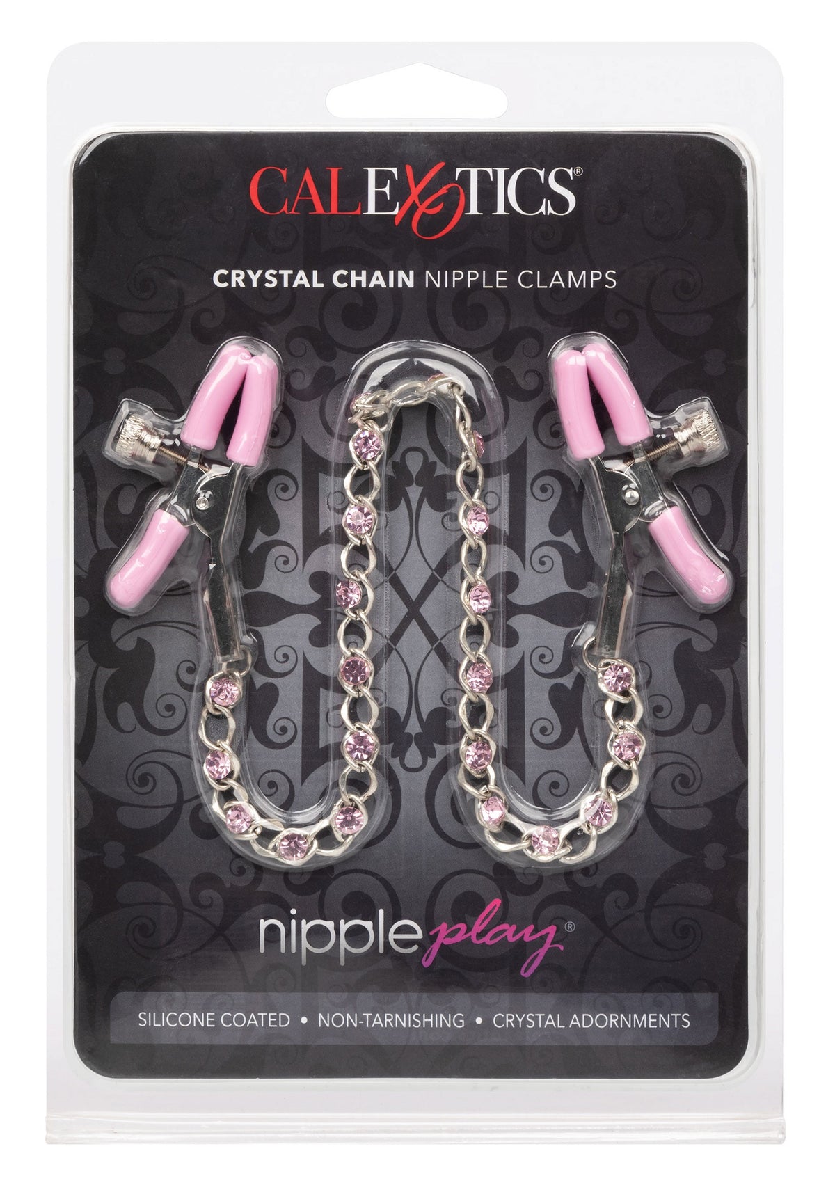 CalExotics Nipple Play Crystal Chain Nipple Clamps