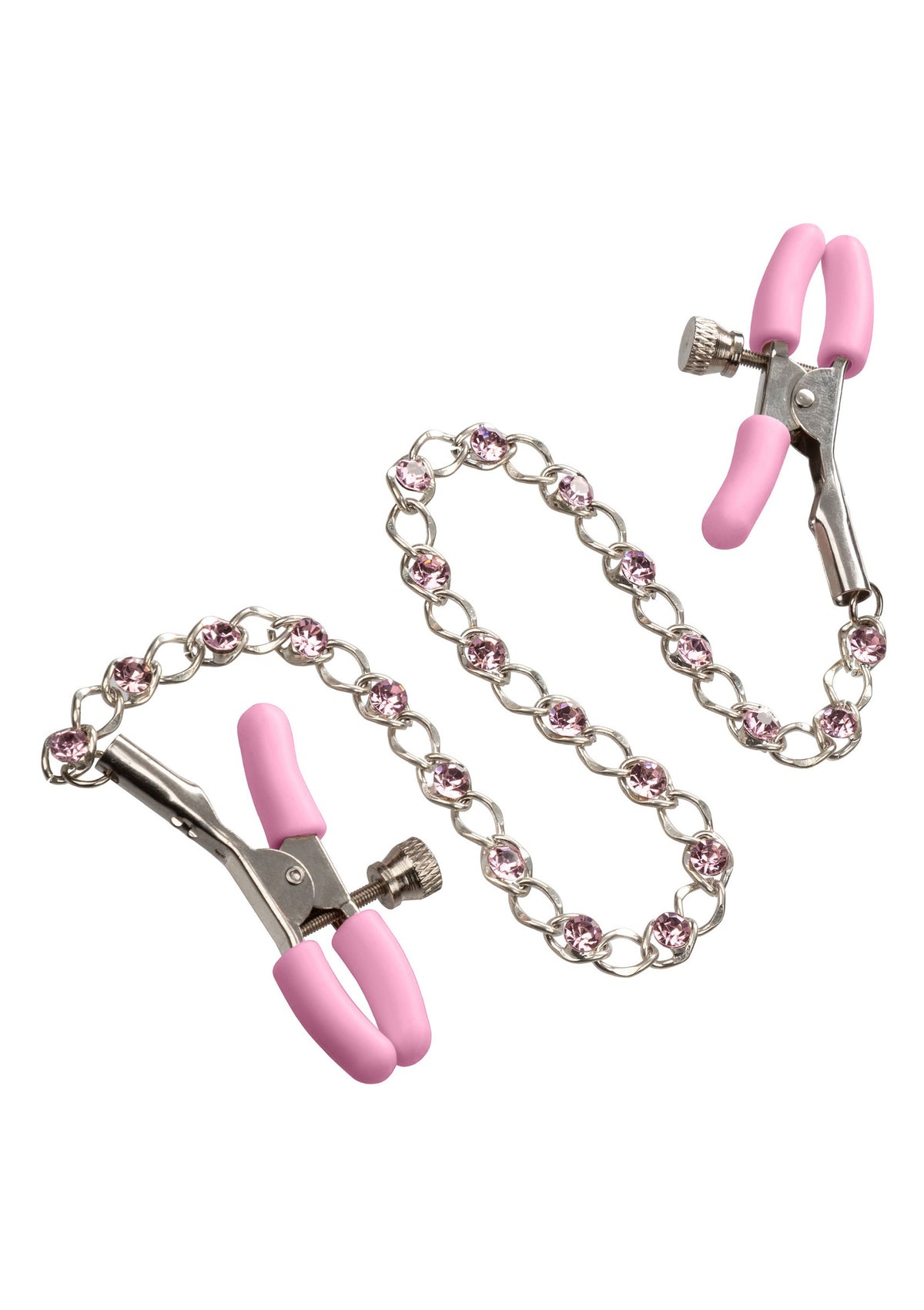 CalExotics Nipple Play Crystal Chain Nipple Clamps