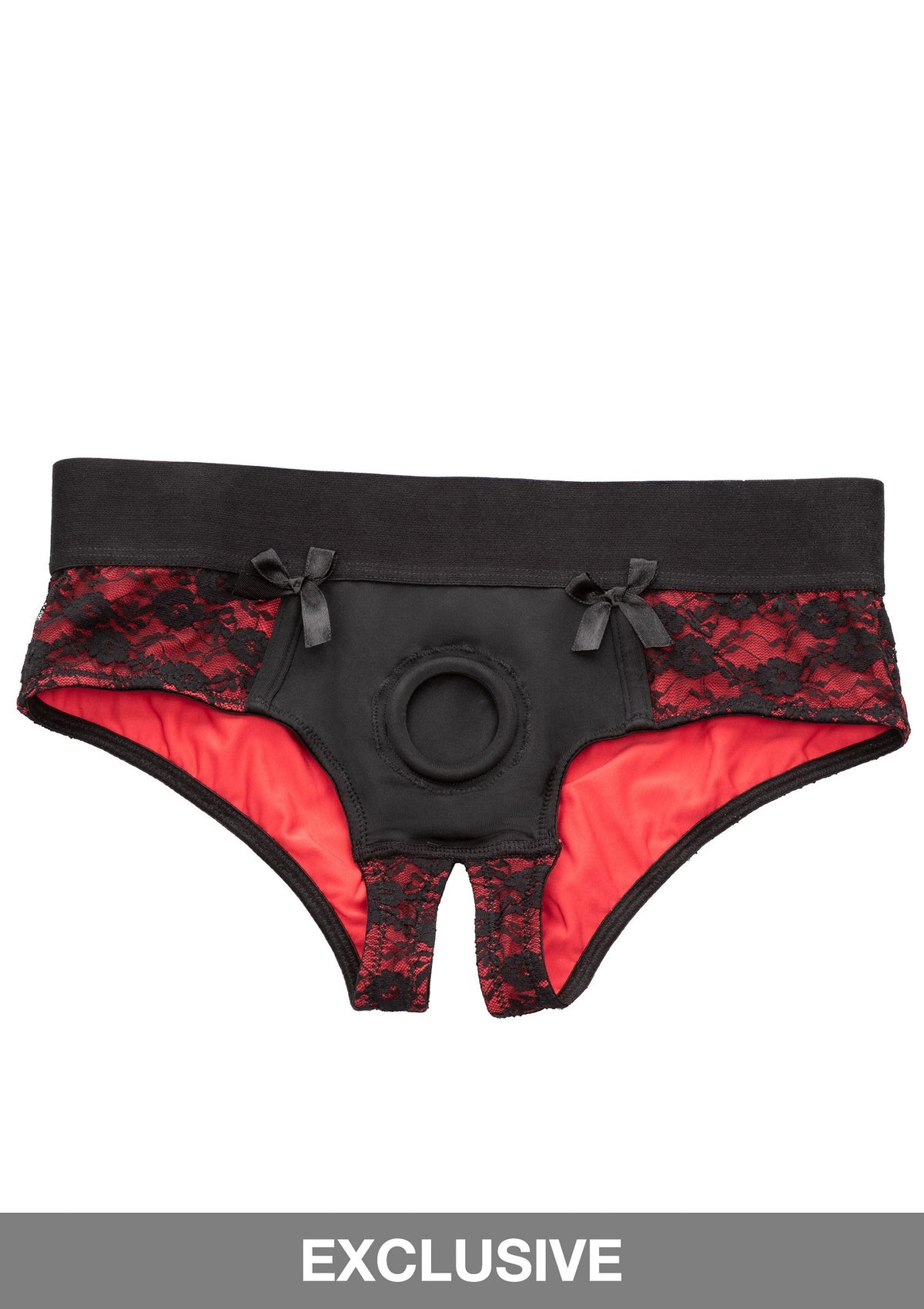 CalExotics Scandal Crotchless Pegging Panty Set L/XL