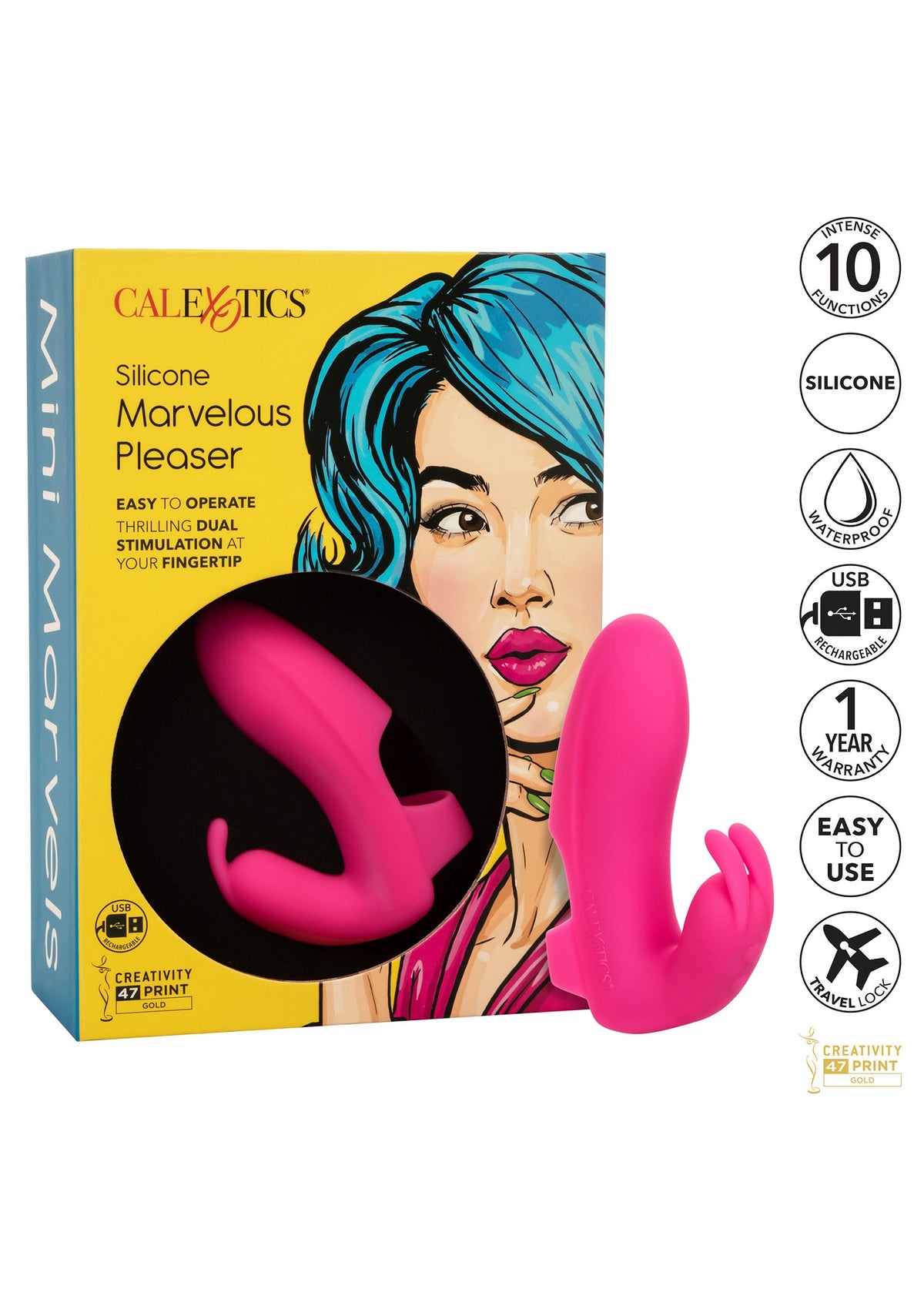 CalExotics Mini Marvels Silicone Marvelous Pleaser