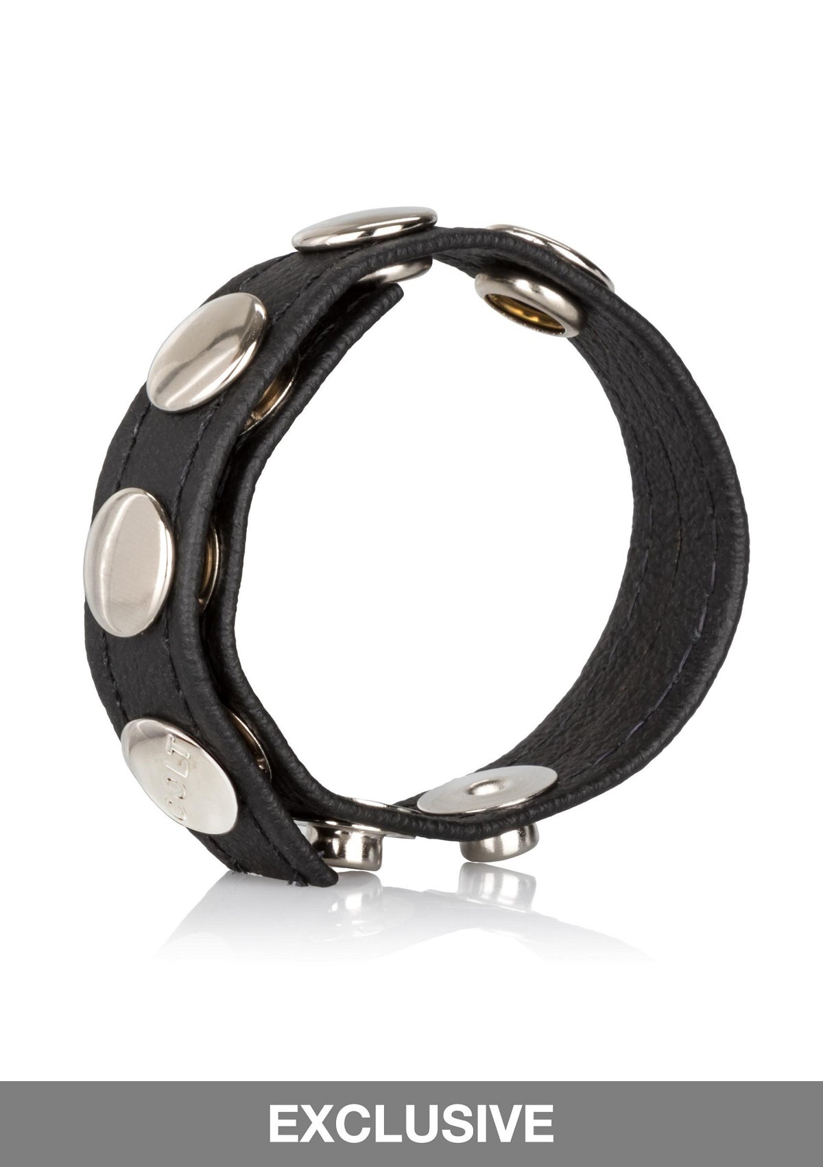 CalExotics COLT Leather C/B Strap 5-Snap Fastener