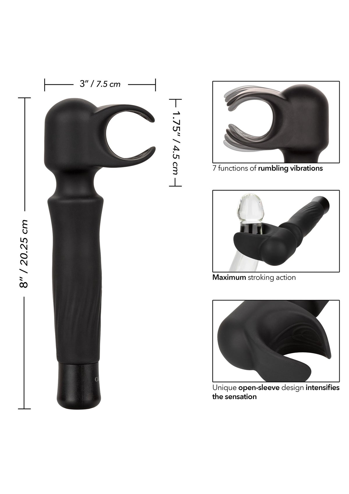 CalExotics Optimum Power Masturwand Vibrating Stroker