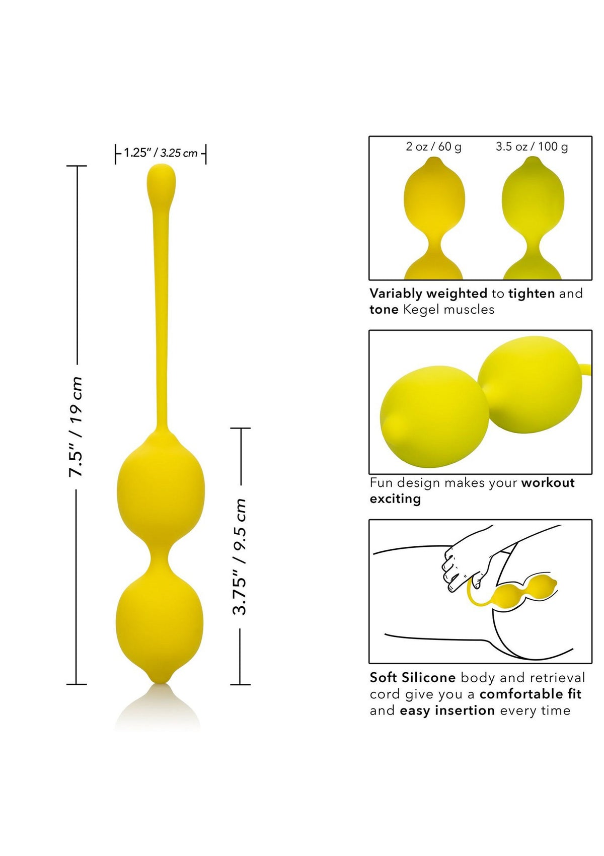 CalExotics Kegel Training Set Lemon