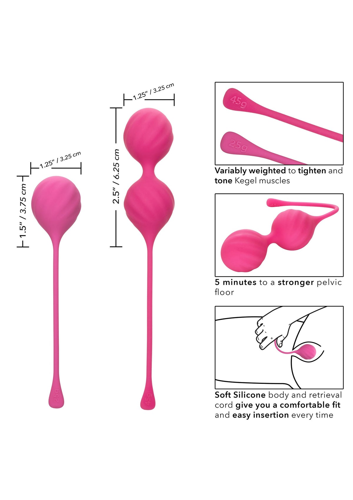 CalExotics Kegel Training 2-Piece Set