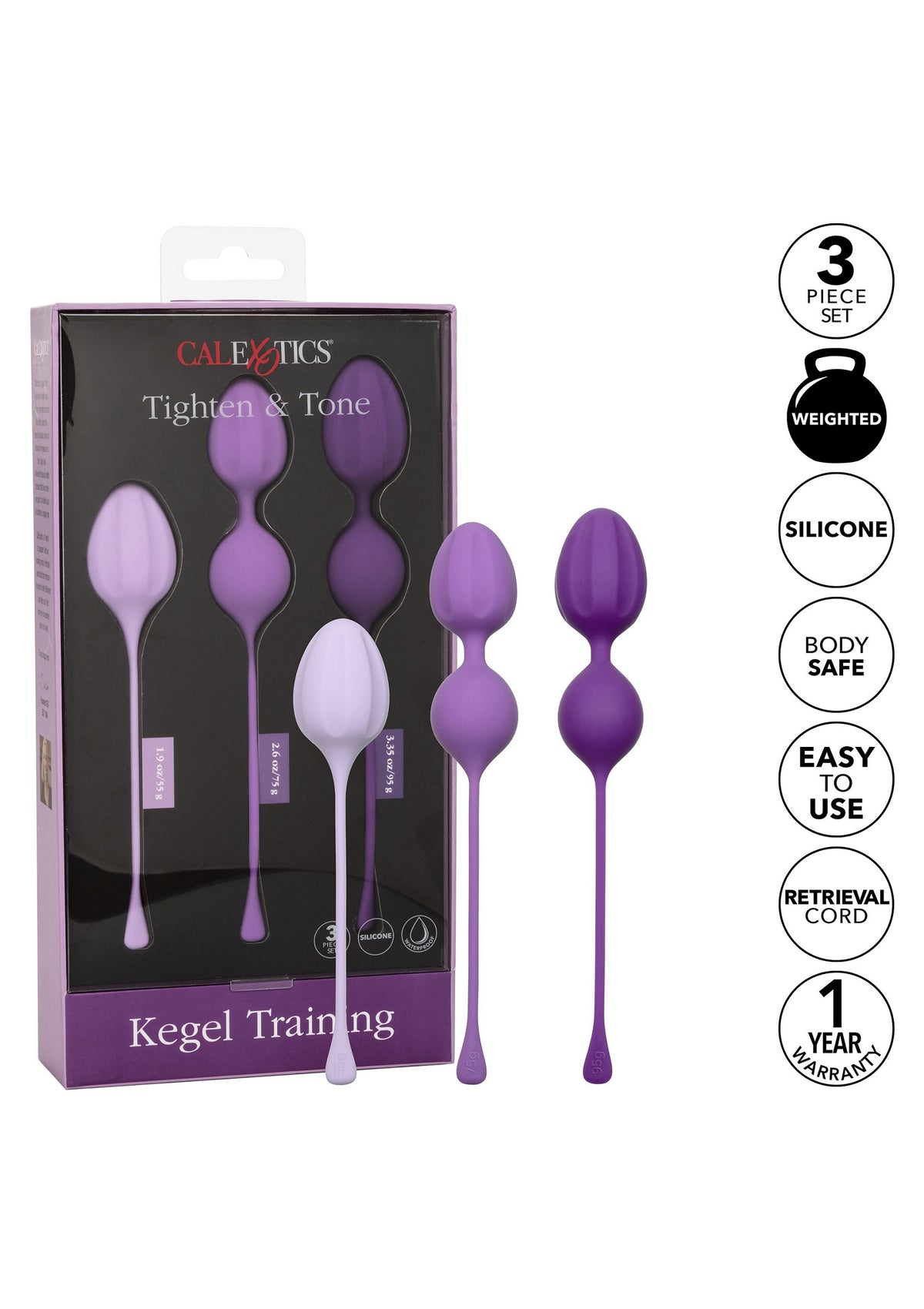 CalExotics Kegel Training 3-Piece Set