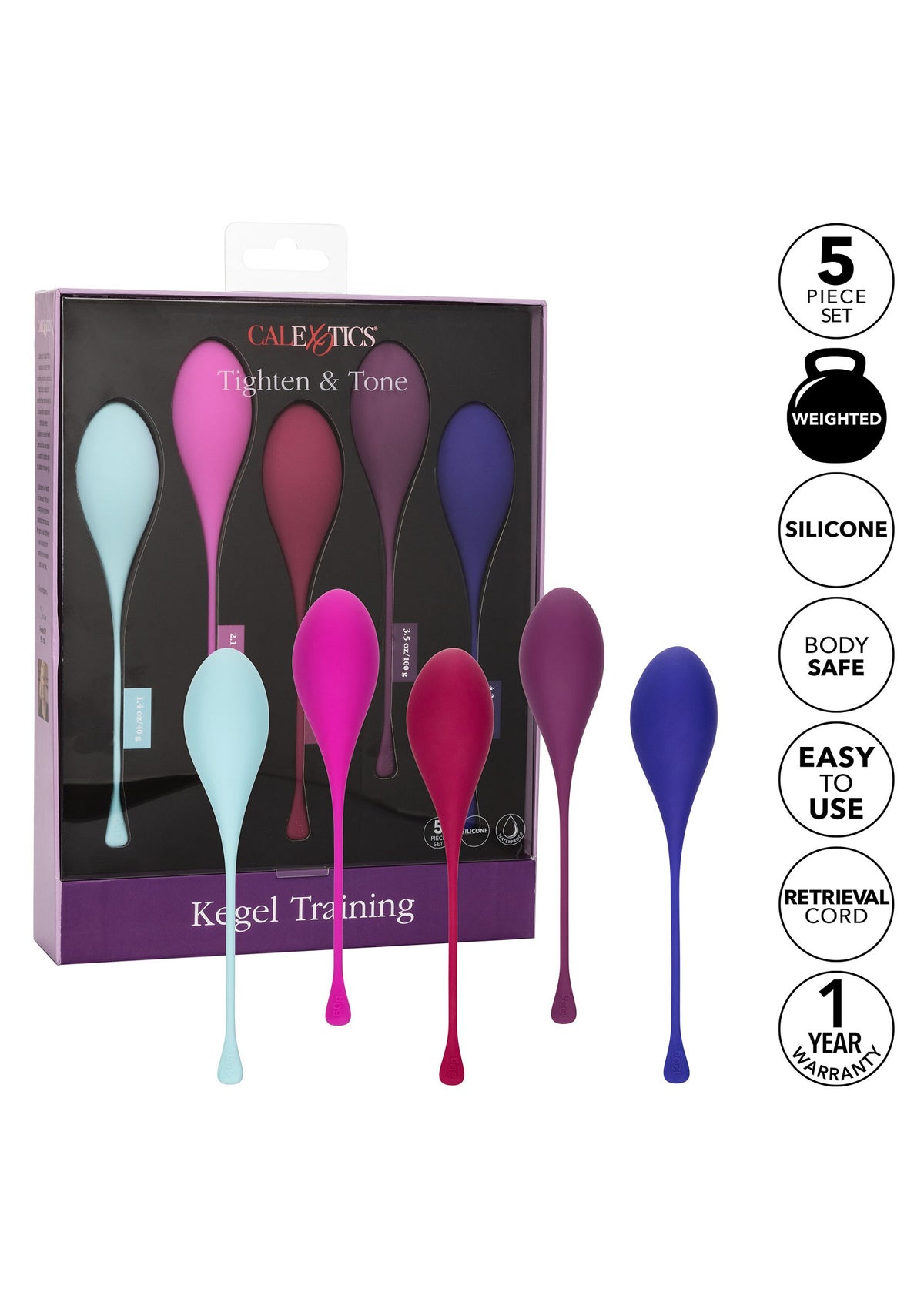 CalExotics Kegel Training 5-Piece Set