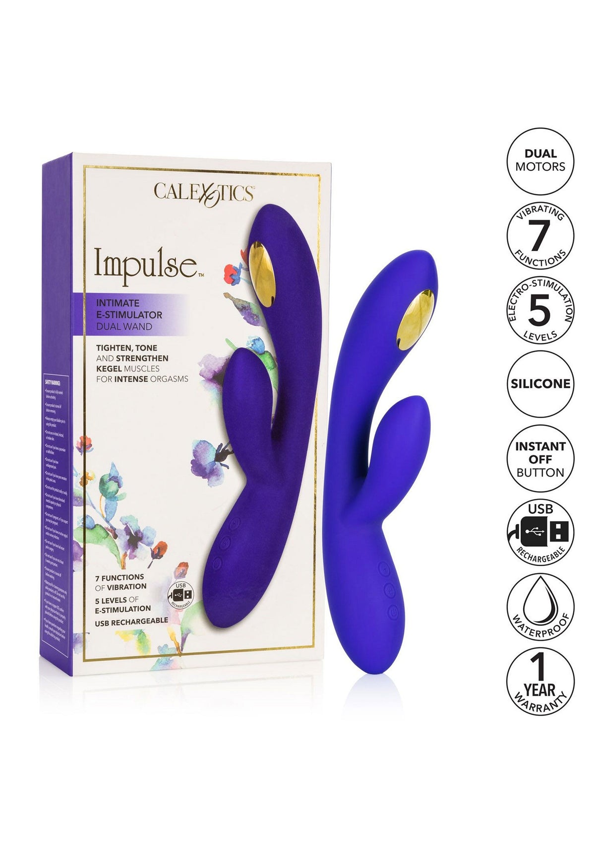 CalExotics Impulse Intimate E-Stimulator Dual Wand