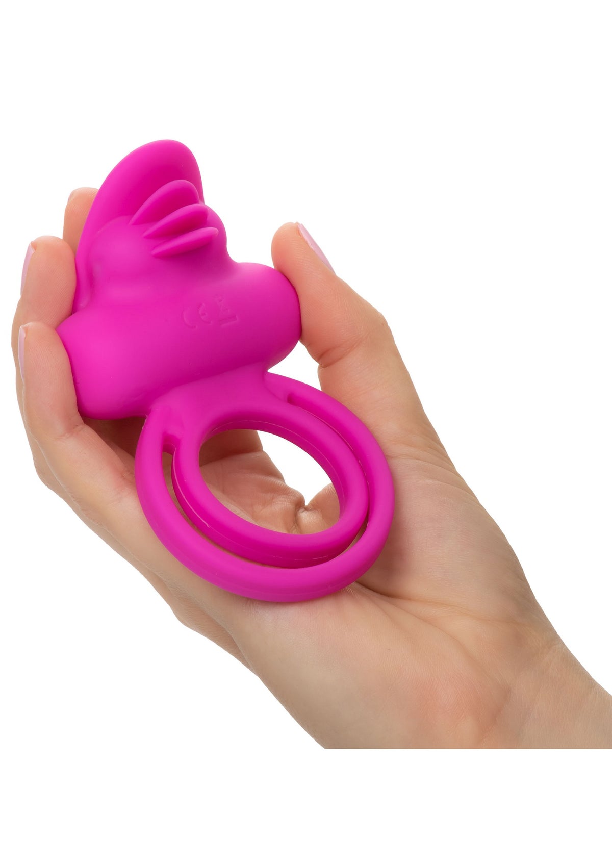 CalExotics Silicone Rechargeable Dual Clit Flicker Enhancer