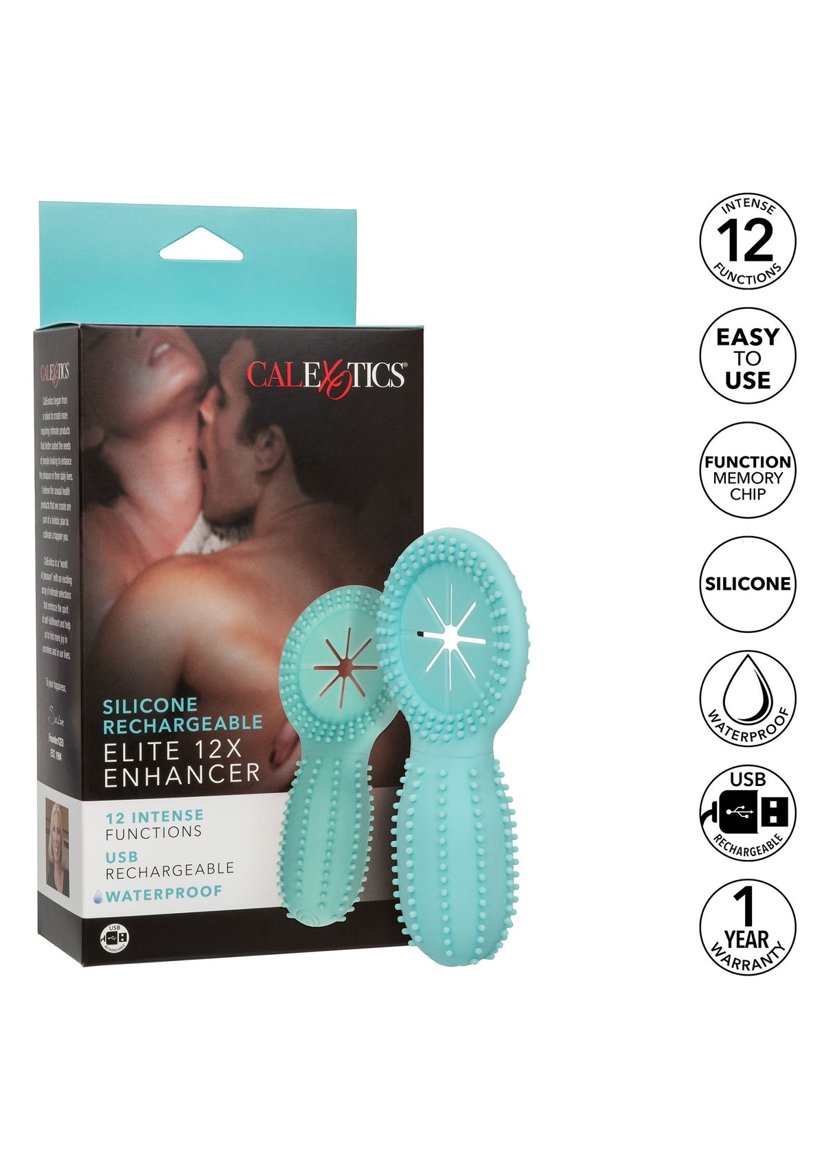 CalExotics Silicone Rechargeable Elite 12X Enhancer