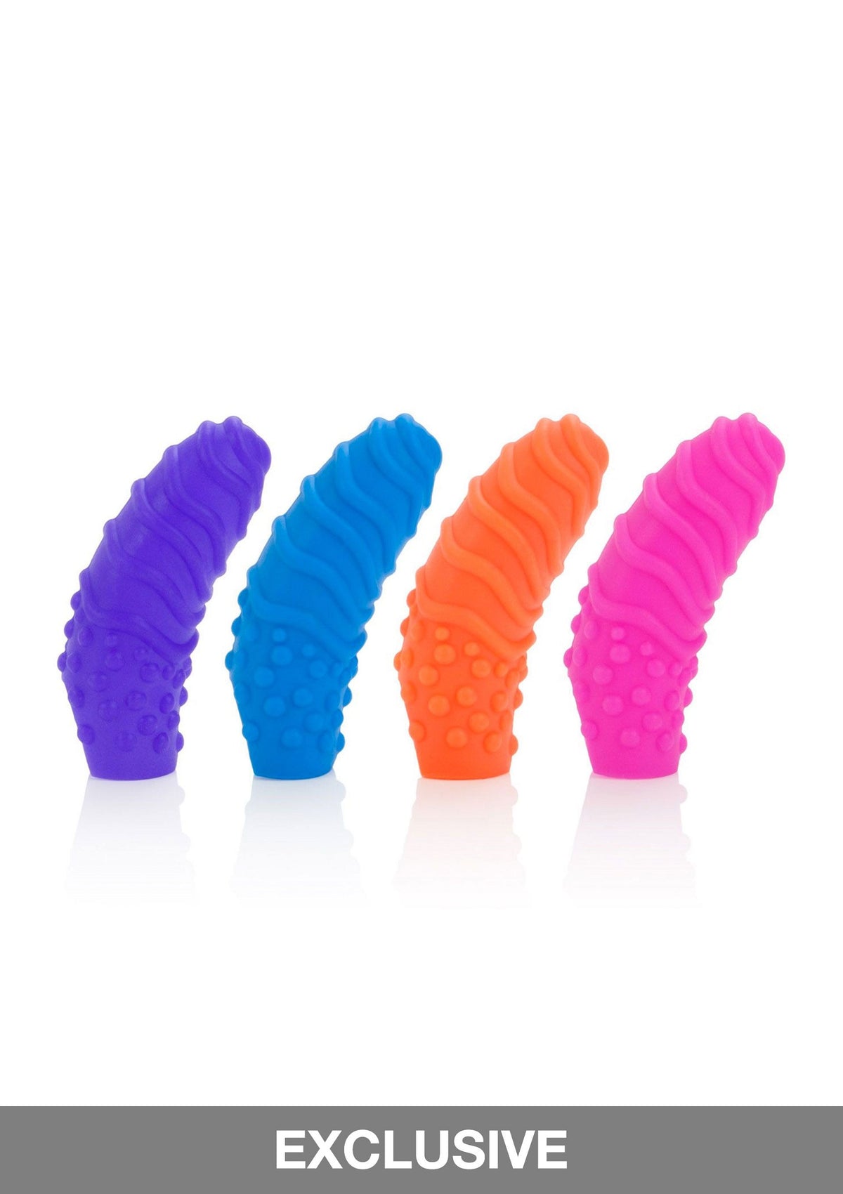 CalExotics Intimate Play Silicone Finger Swirls