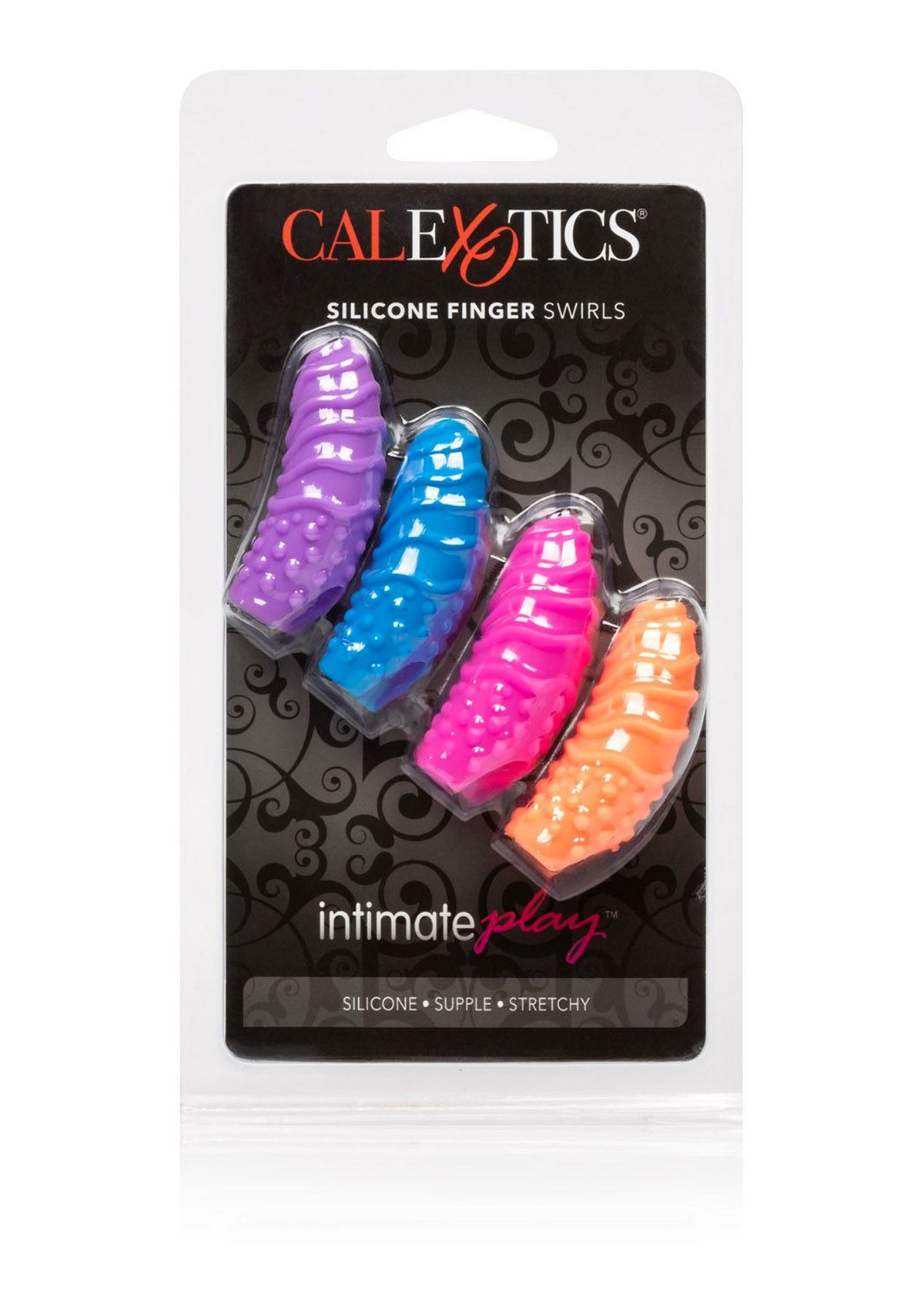 CalExotics Intimate Play Silicone Finger Swirls