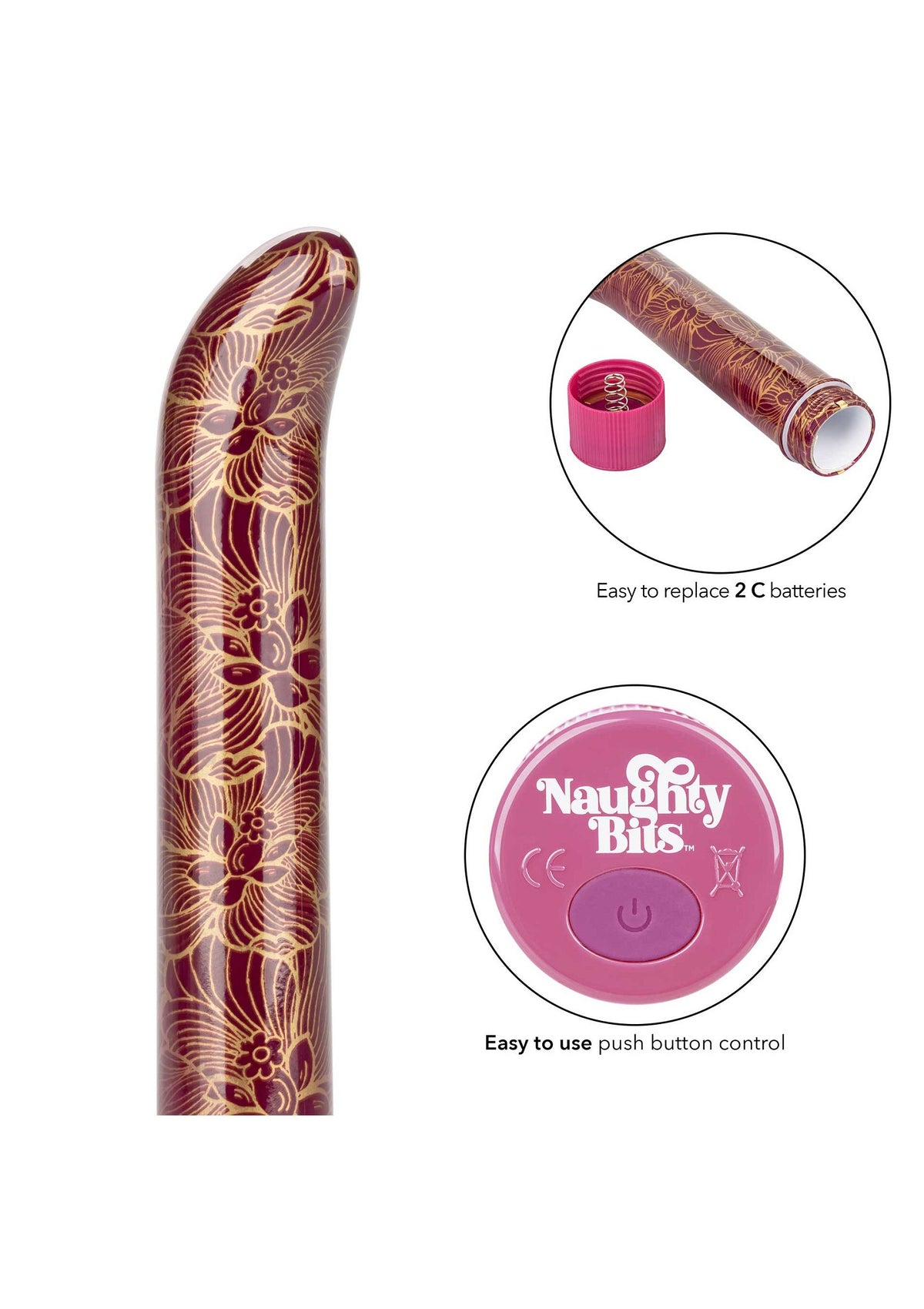 CalExotics Naughty Bits Oh My G-Spot Vibrator