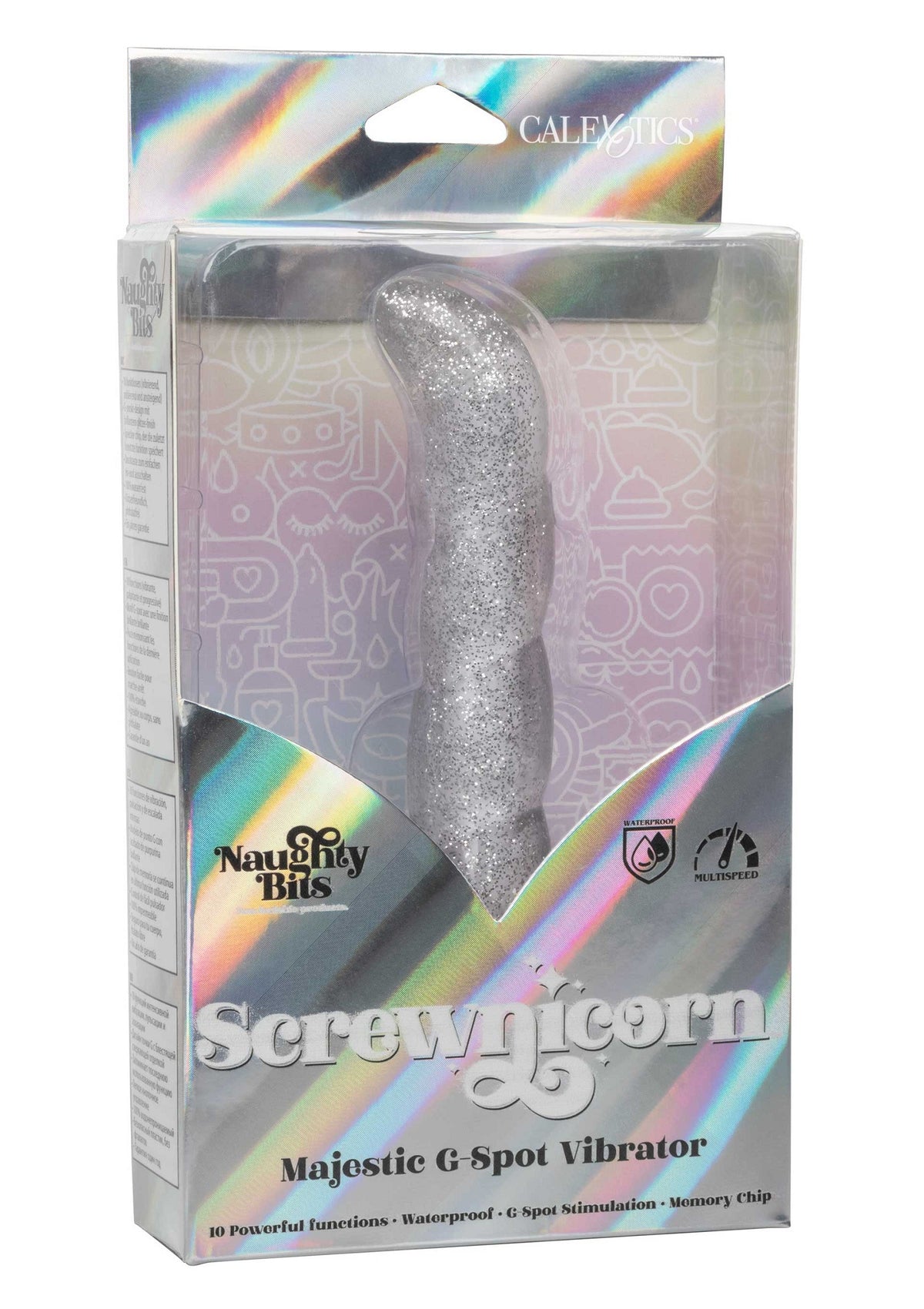 CalExotics Naughty Bits Screwnicorn Majestic G-spot Vibrator