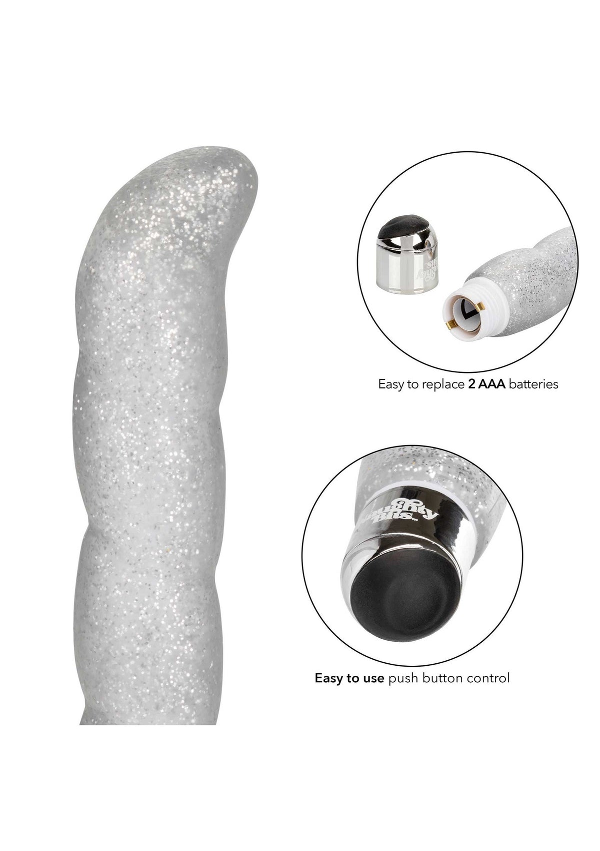 CalExotics Naughty Bits Screwnicorn Majestic G-spot Vibrator