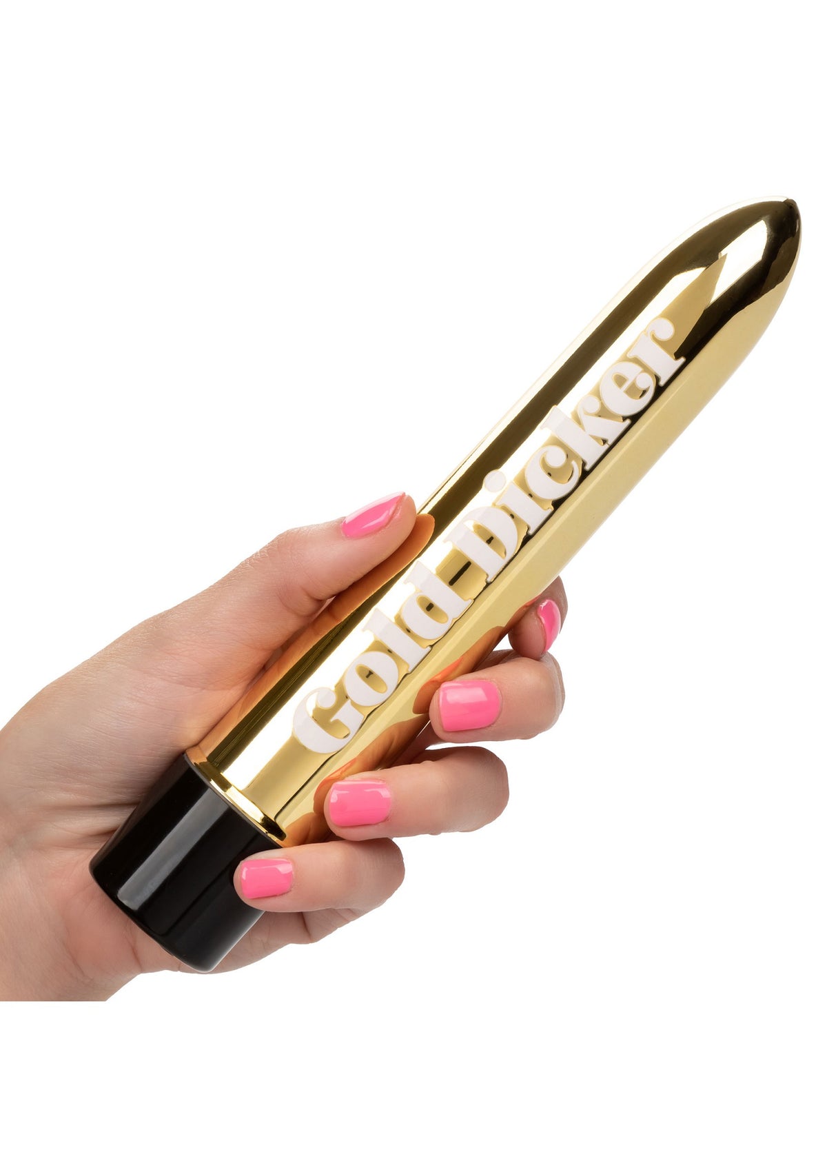 CalExotics Naughty Bits Gold Dicker Personal Vibrator